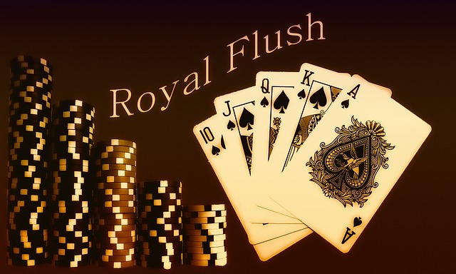 Royal Flush er den bedste hånd i poker